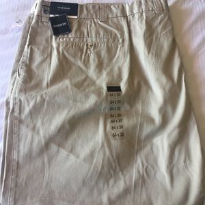 Harbor Bay Khaki Big Man 64 X 30 Pleated Pants NWT